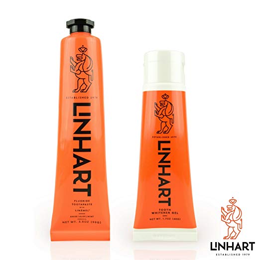 LINHART Tooth Whitener Gel Bundle with LINHART Toothpaste