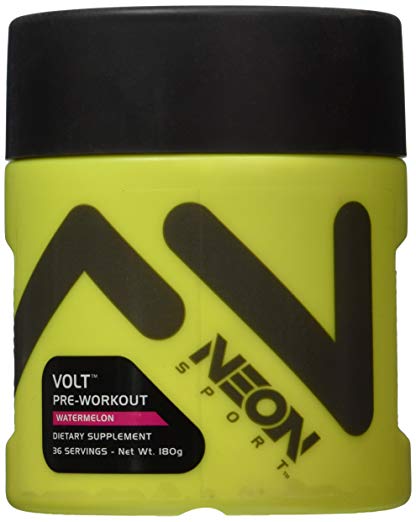 Neon Sport Volt Creatine Free Preworkout with Beta Alanine, Watermelon, 36 Servings, 180 Grams