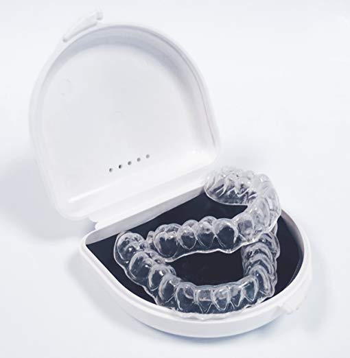 One Complete Set Upper and Lower Armor Guard Custom Professional Dental Day or Night Pro-form Mouth Guards for Teeth Grinding (Bruxism), Clenching and Multi Symptom Relief