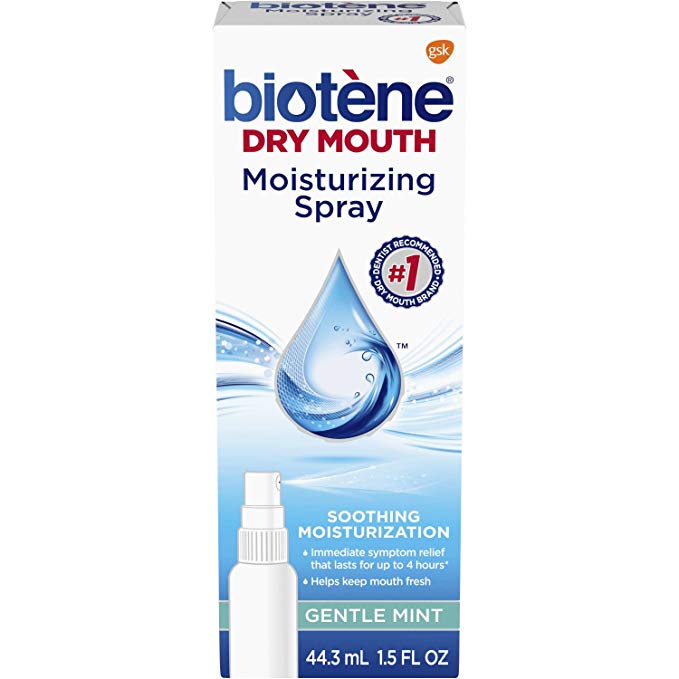 Biotene Moisturizing Gentle Mint Mouth Spray 1.5 oz Pack of 6